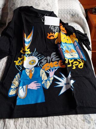 Camiseta chico bershka