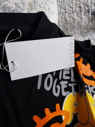 Camiseta chico bershka