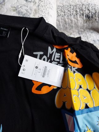 Camiseta chico bershka