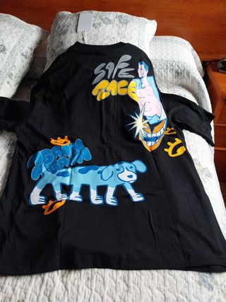 Camiseta chico bershka