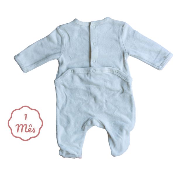 Babygrow Bege Kiabi 1 mês