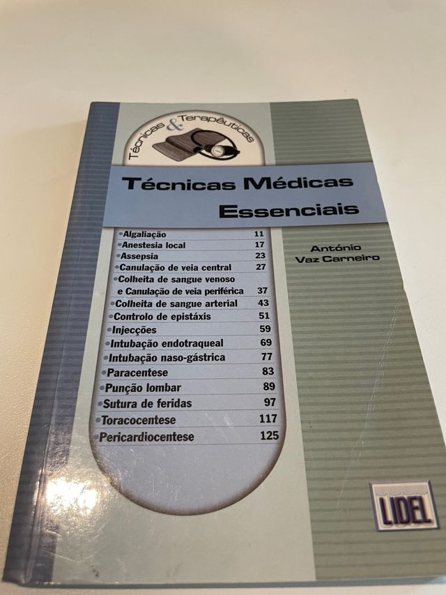 livro “Tecnicas medicas essenciais”