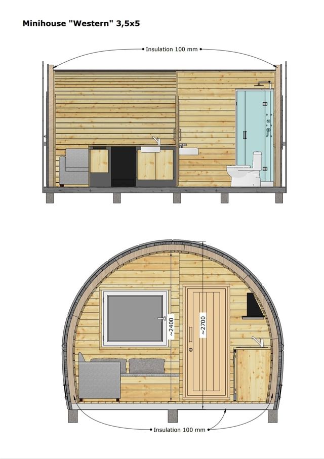 Caseta de Camping "Western"