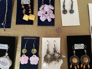 Pendientes ochenteros de fantasía