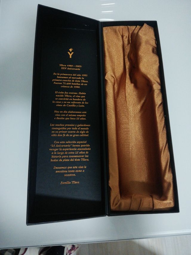 Caja  vacía coleccionista