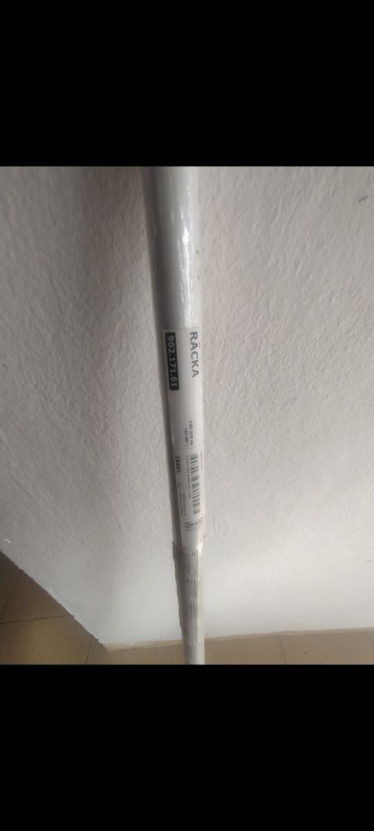 Barra de cortina blanca, Ikea