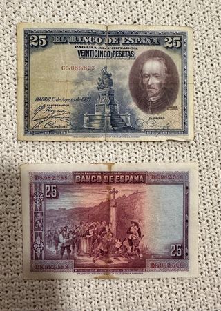 Billete de España 1928