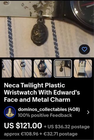 Twilight - Orologio neca con ciondolo - Nuovo