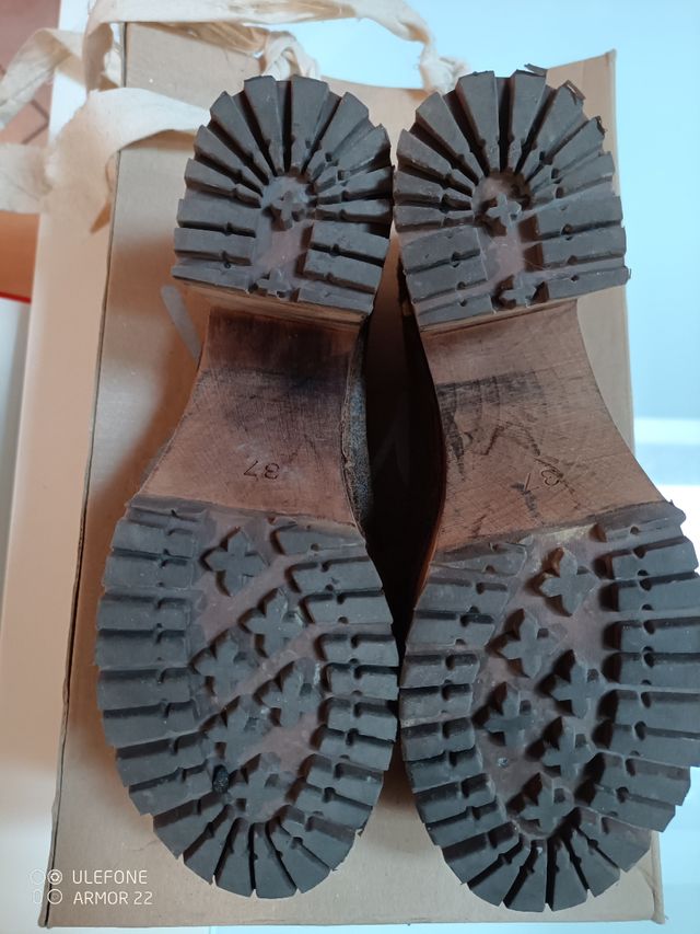 Zoccoli da Donna XUZ in vera crosta di pelle