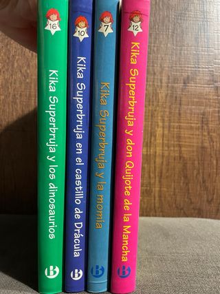 4 Libros Kika superbruja