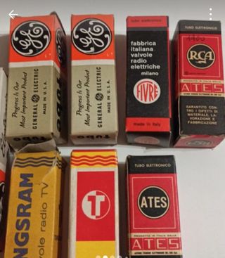 Válvulas radio antiguas