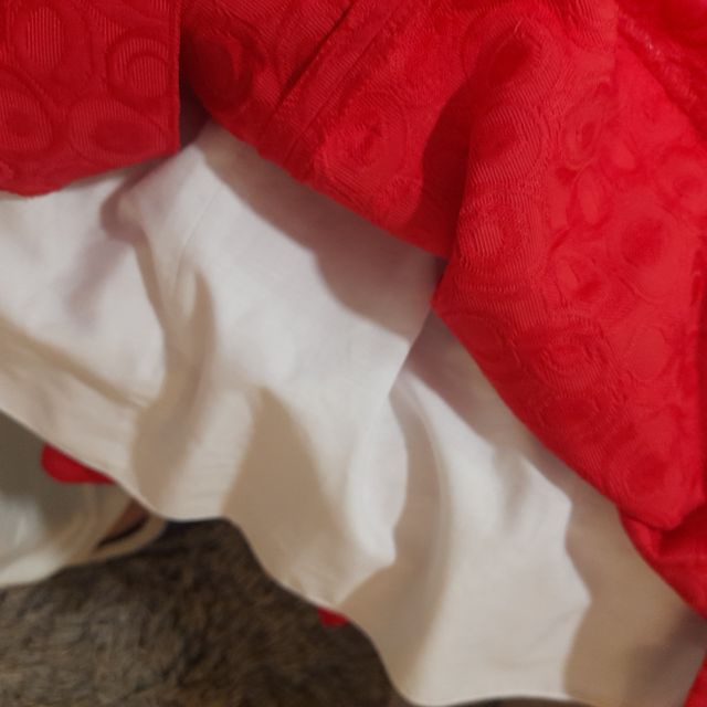 Vestido niña rojo t.4 años