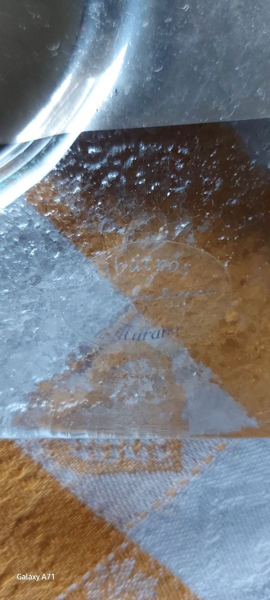 Porta oggetti e posacenere in murano