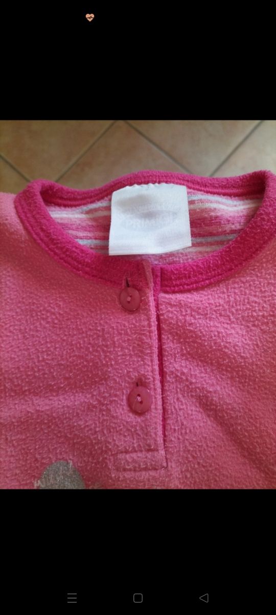 Pigiama invernale bambina Primigi