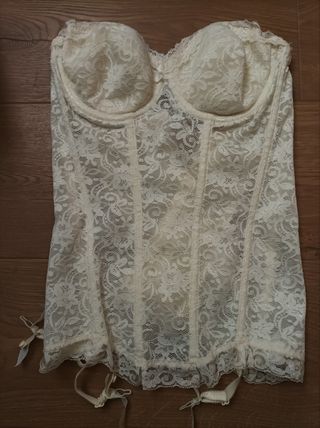 ESPECIAL NOVIAS. CORSÉ DE BODA, MUY BUENA CALIDAD