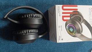 Cascos inalámbricos audífonos negros