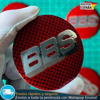 X4 Emblemas BBS 56mm Pegatinas Tapacubos Llantas