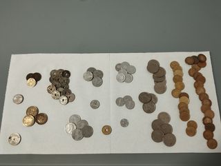 Monedas de Pesetas antiguas.