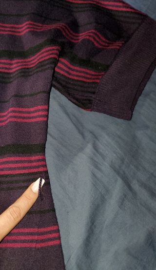 Vestido de Rayas mangas oversize