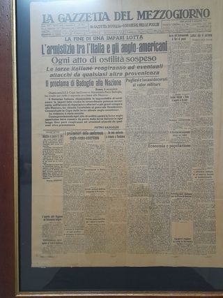 Quadro gazzetta mezzogiorno 1943