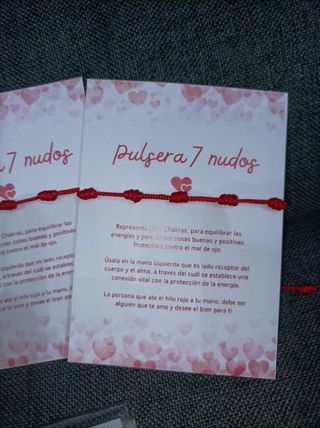Pulsera 7 nudos