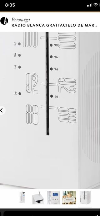 Radio vintage Brion Vega GRATTACIELO RR327