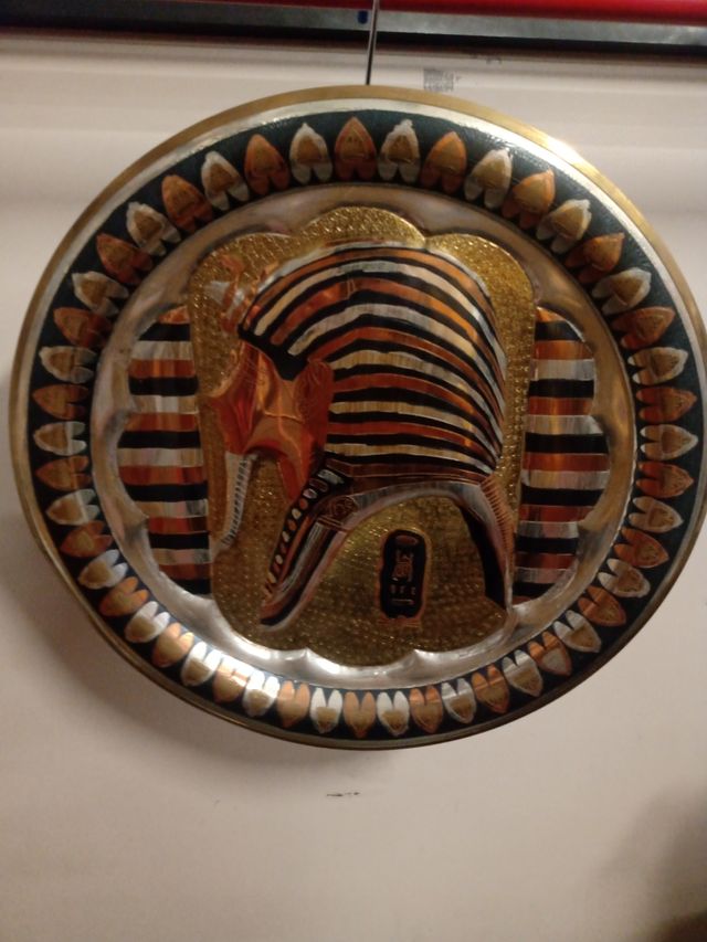 Piatto Egizio in rame da parete