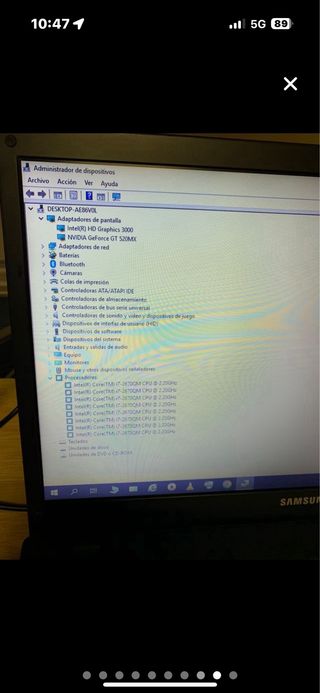 Samsung de 15” intel i7 OPORTUNIDAD!