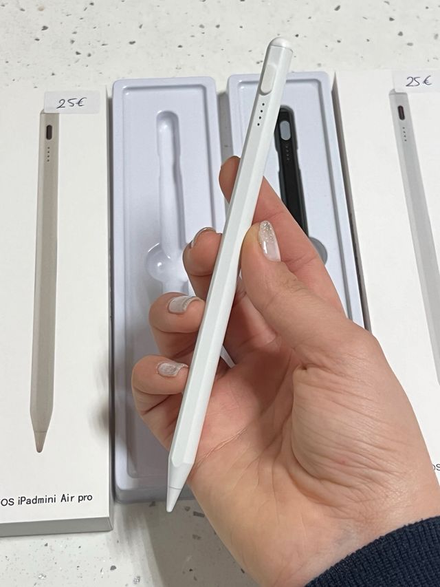 Lápiz apple compatible blanco y negro