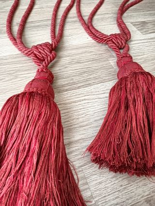 Sujeta cortinas + alzapaños de hilo