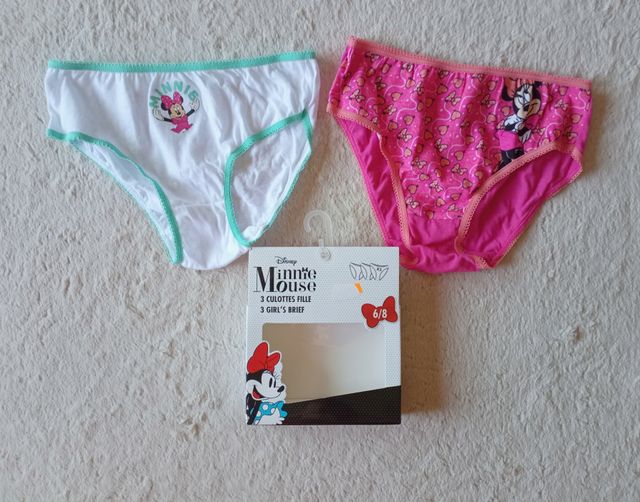 Pack 2 bragas niña Minnie mouse (Disney)