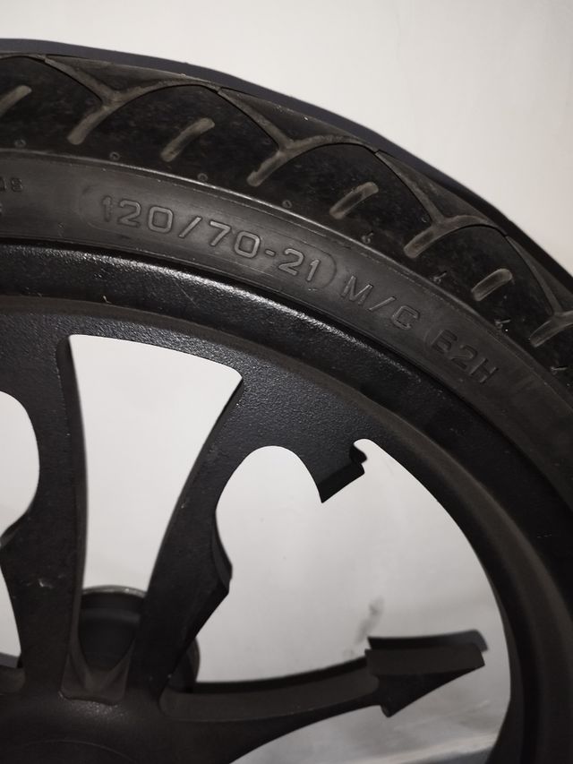 Cerchio anteriore da 21" machine