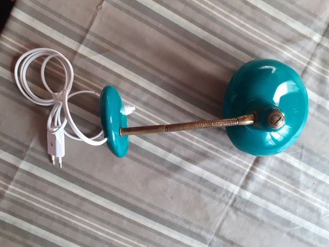 Coppia di flessografi metallici, anticati, verdi