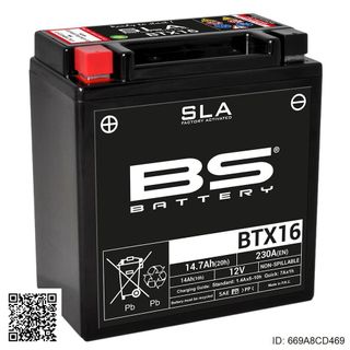 Bateria SLA BTX16 (FA) Max para motos co 669A