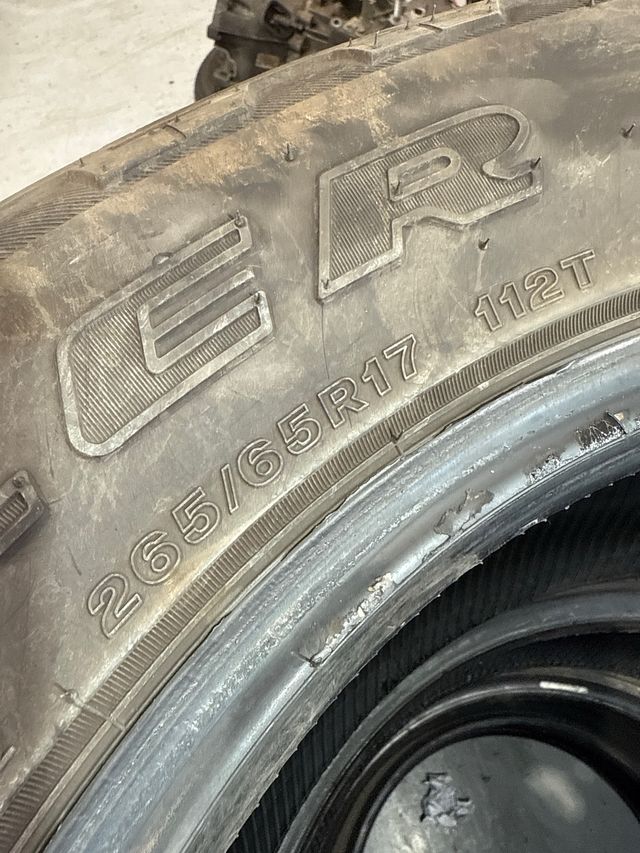 4 Cubiertas 265/65/-R17 112T añ0 2024