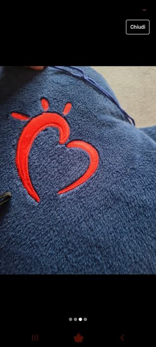 Cuore cuscino baci perugina