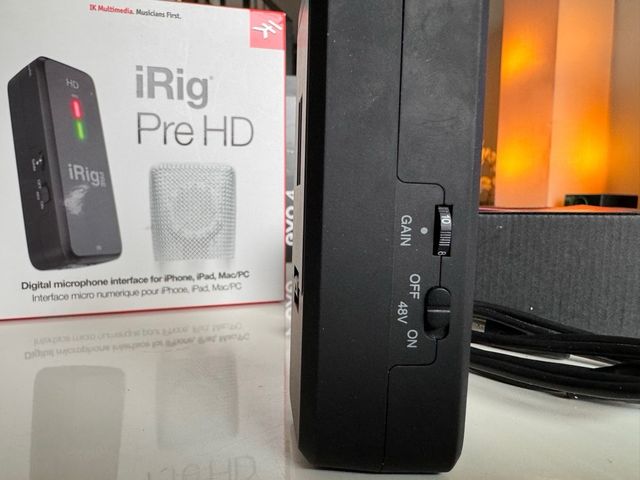 iRig Pre HD interfaz audio iOS Android
