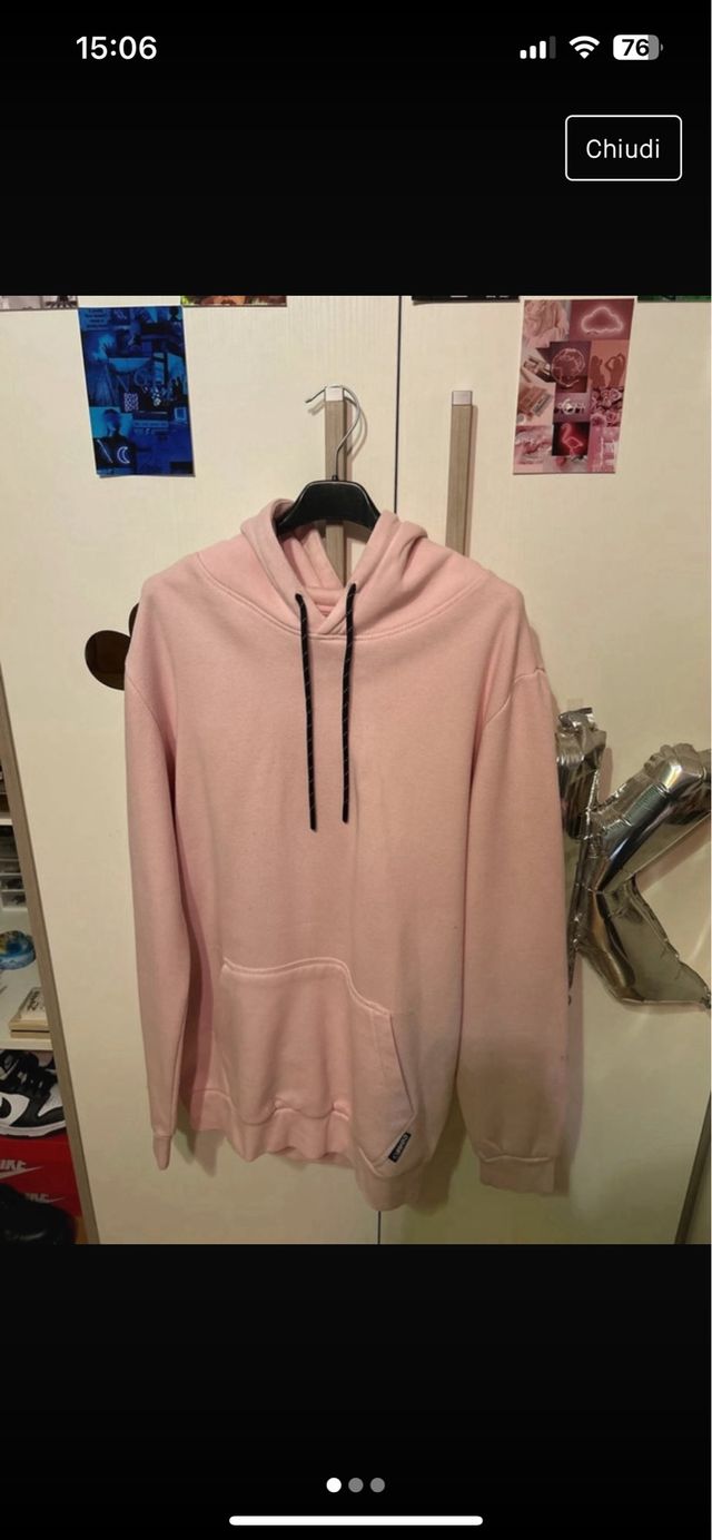 Felpa Bershka con cappuccio