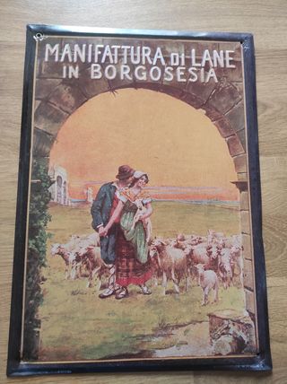 Targa Pubblicitaria Lane Borgosesia 