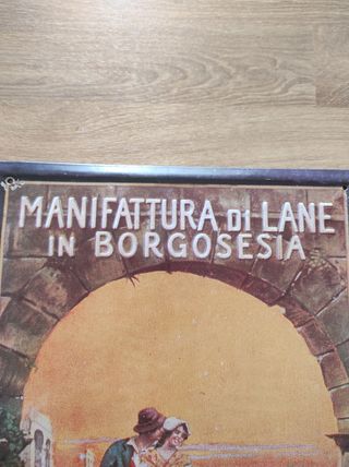 Targa Pubblicitaria Lane Borgosesia 