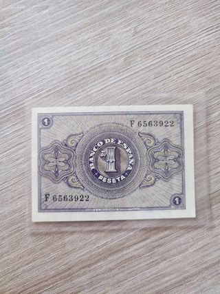 Billete 1 peseta