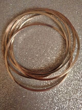 Pulseras entrelazadas Acero color plata