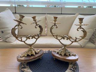 Juego de candelabros