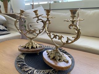 Juego de candelabros