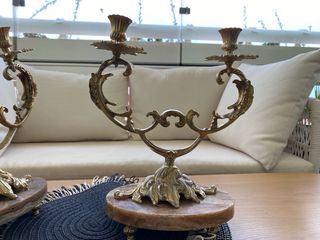 Juego de candelabros