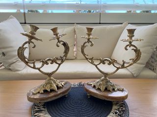 Juego de candelabros