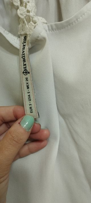 Camisa blanca stradivarius