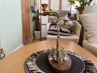 Candelabro de bronce