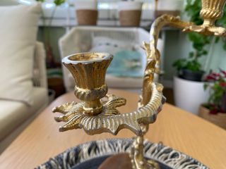 Candelabro de bronce