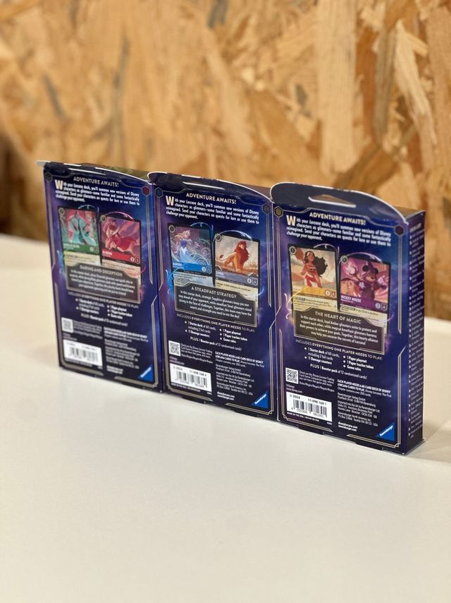 Disney Lorcana 3 Starter Deck The First Chapter